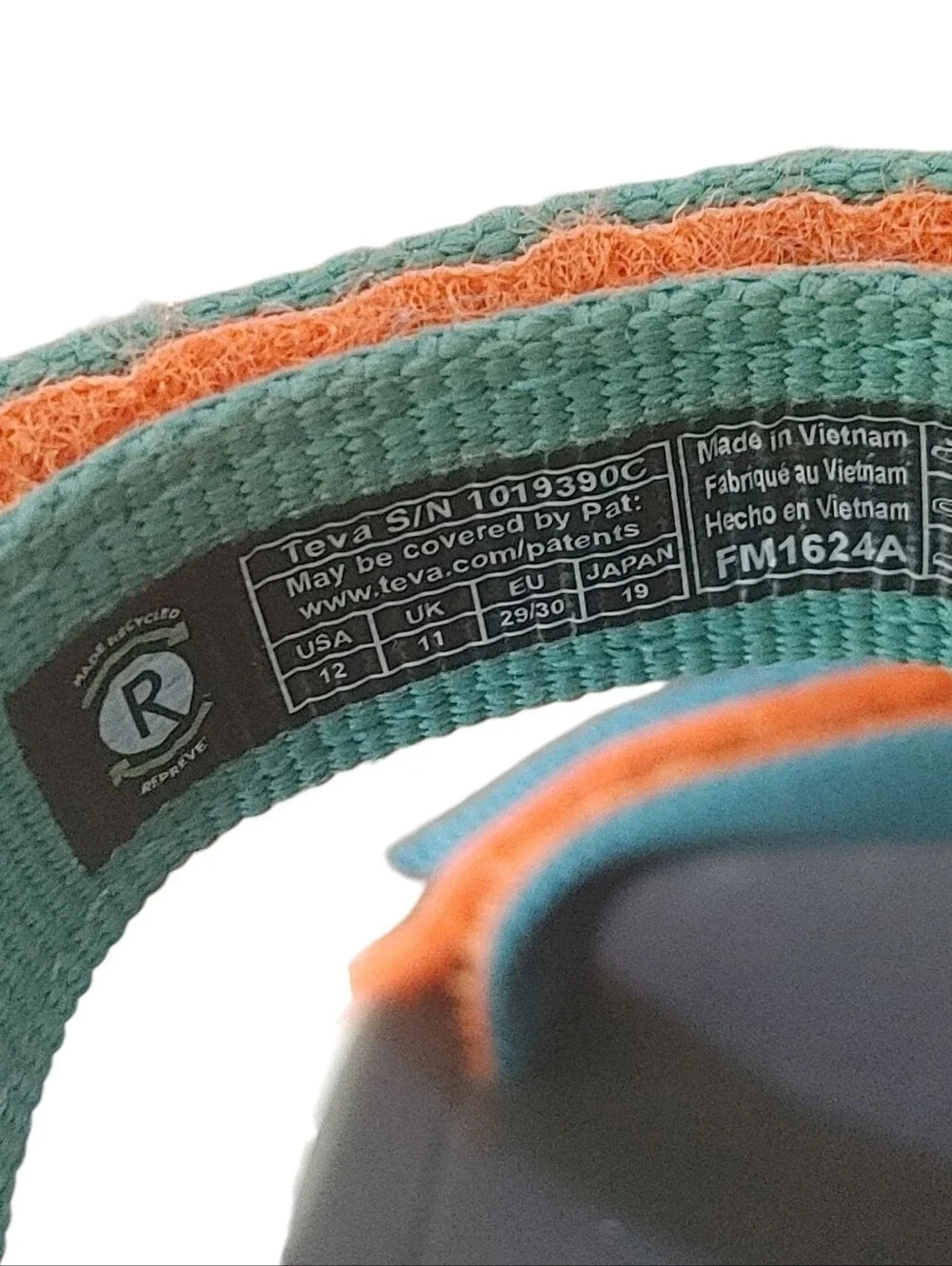 Teva Kids' Hurricane XLT JR Sandal In Blue Coral Multi Color Way